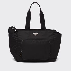 Prada Nylon Crossbody Diaper Bag Black